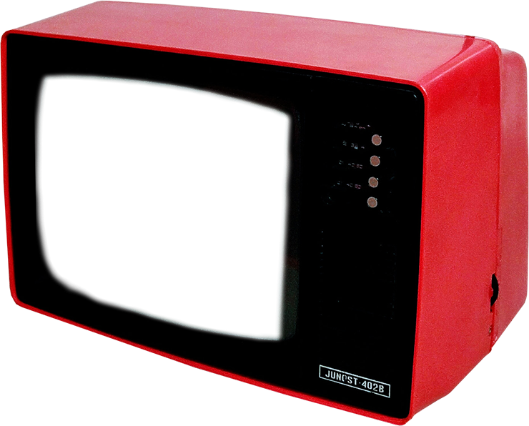 old tv red