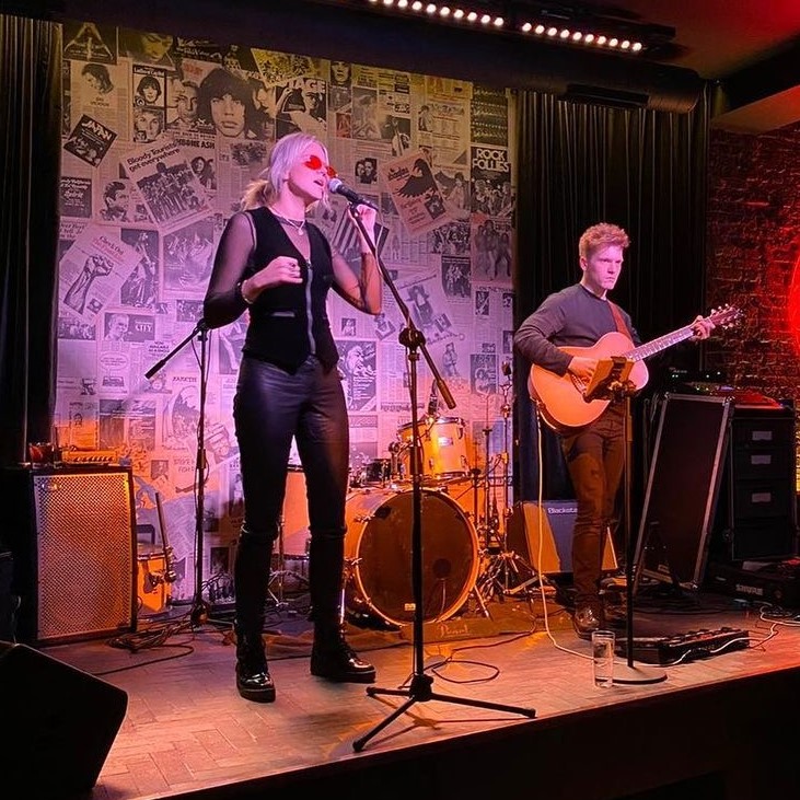 Phonic Delights Duo Playing At Venn Street Records