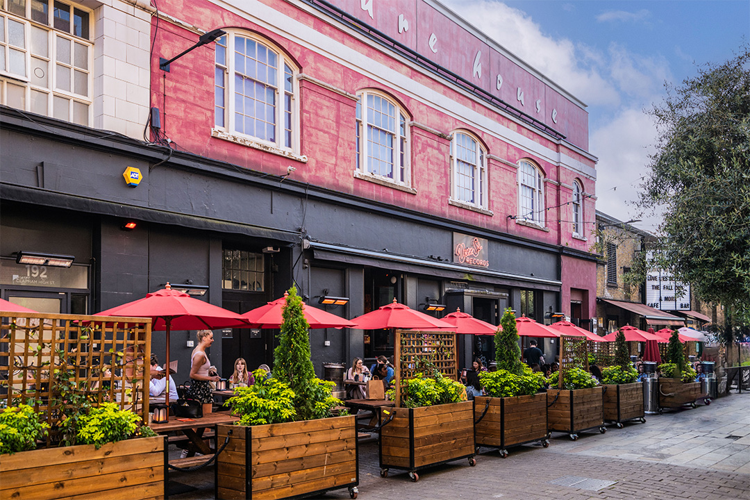 Venn St. Records beer garden, clapham.