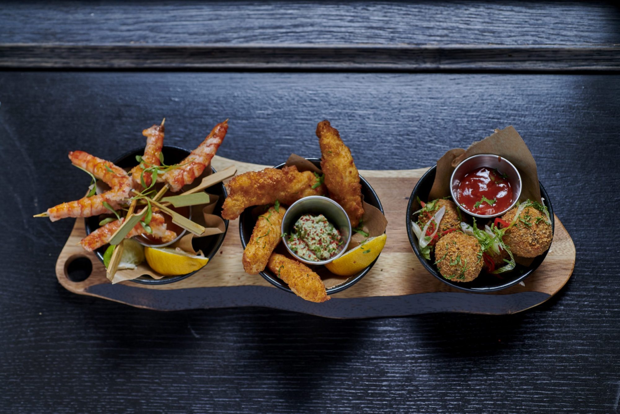 Sharing Platter At Eastcheap Records, The City