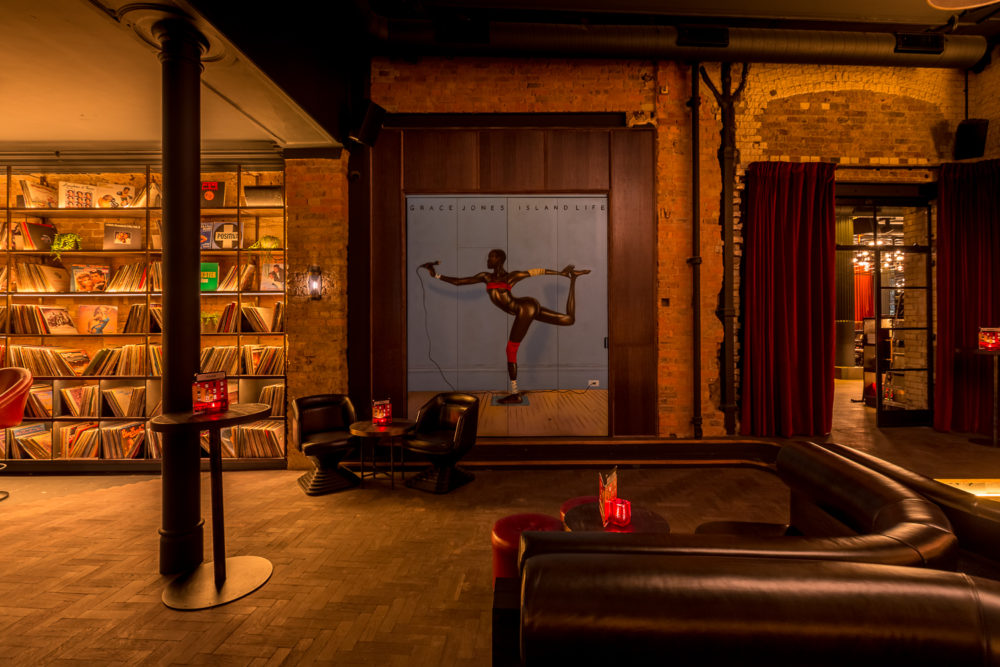 Grace Jones Mural At Eastcheap Records, The City