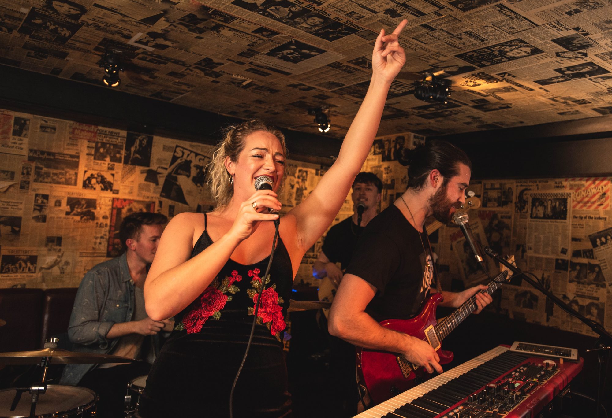 Entree Band Playing Live Music At Northcote Records, Clapham Junction