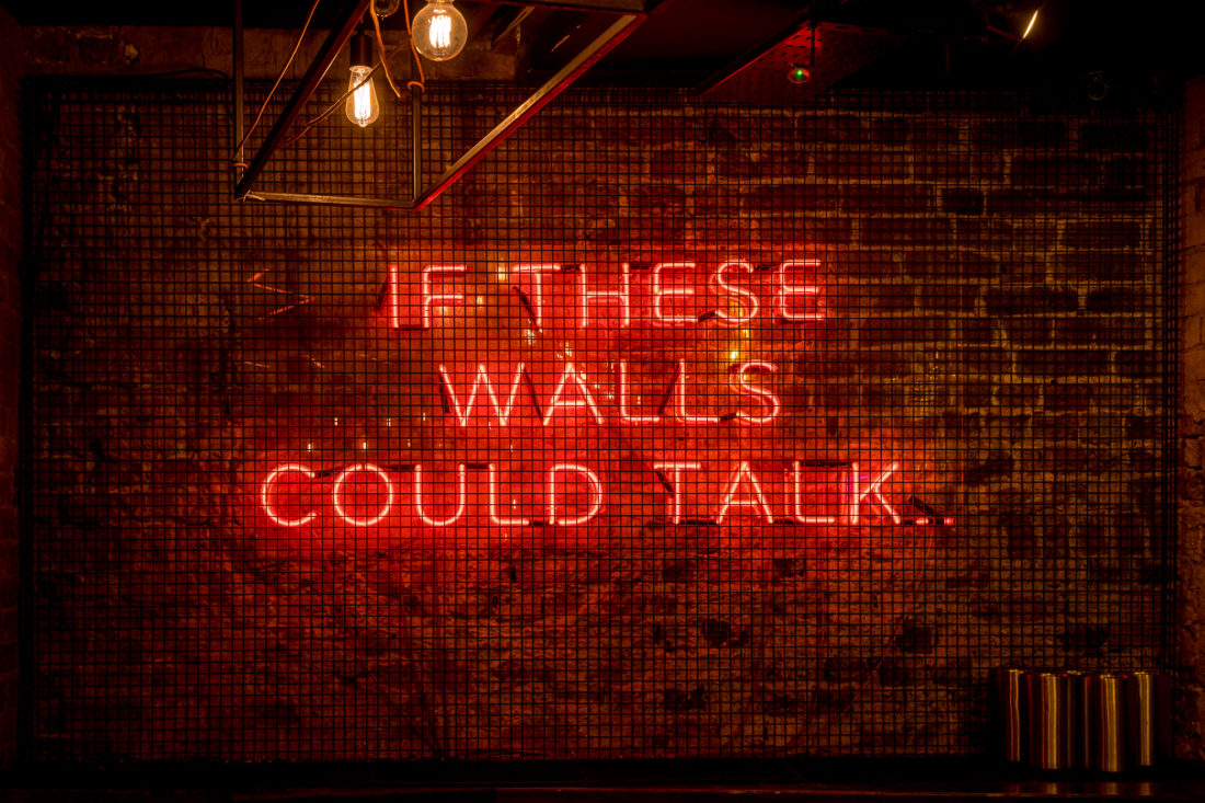 Neon Sign At Old Street Records, Shoreditch